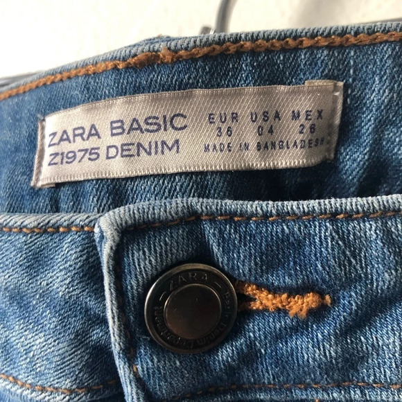 ☀️ZARA Basic Z1975 Distressed Skinny Jeans - Picture 4 of 10